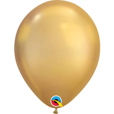 Palloncini cromati color oro 28 cm - 100 pezzi 1