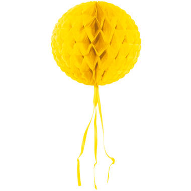 Honeycomb Bol Geel - 30 cm 1