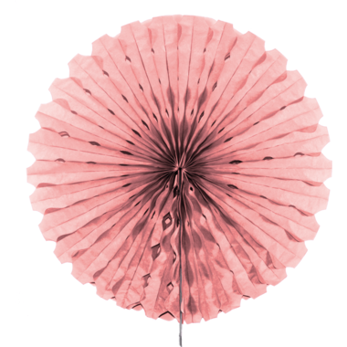 Baby Pink Honeycomb Fan - 45cm 1