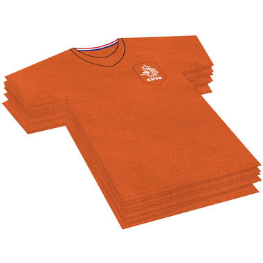 Tovaglioli arancio per maglia da calcio - 20 pezzi 1