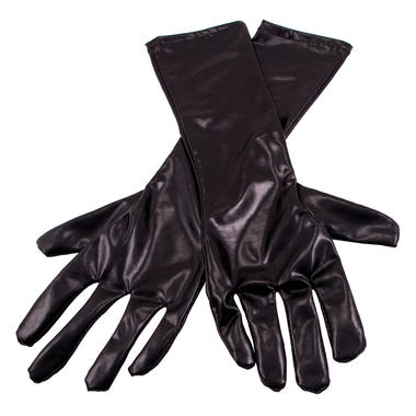 Handschoenen metallic zwart 1