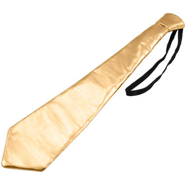 Cravatta oro metallizzata 1
