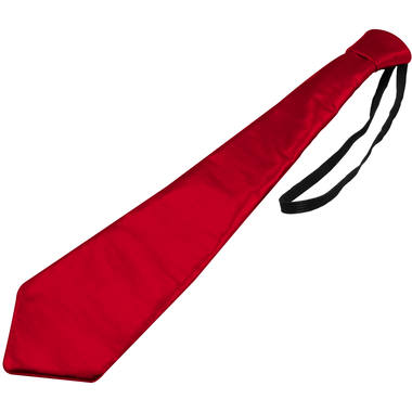Krawat metalik czerwony 1