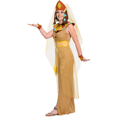 Costume da Cleopatra egiziana 5 pezzi taglia L-XL 2