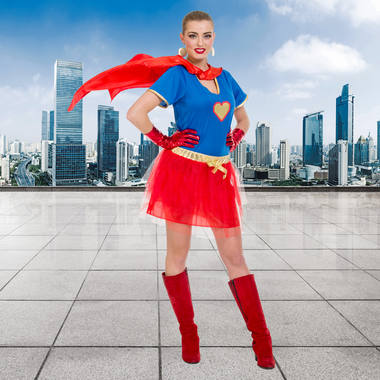 Sexy Super Woman Outfit Ladies - Taglia L - XL 5