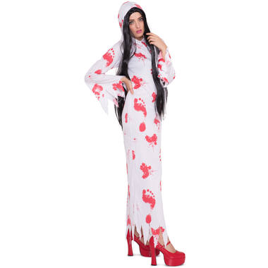 Gespenster-Kostüm mit Blutflecken für Damen - Größe L-XL 3