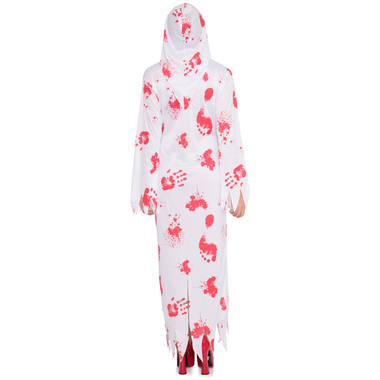 Gespenster-Kostüm mit Blutflecken für Damen - Größe L-XL 4