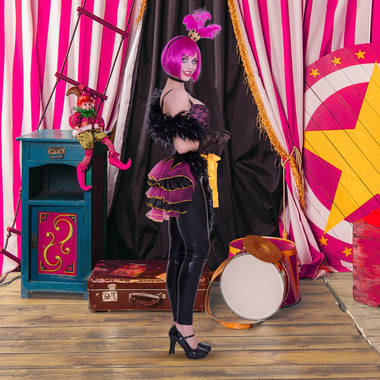 Pink Half Tutu Circus Ladies 4