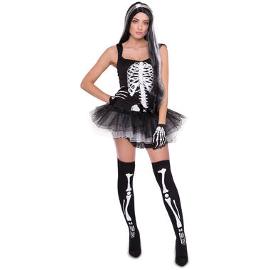 Skeleton Dress for Women - Size S-M 1