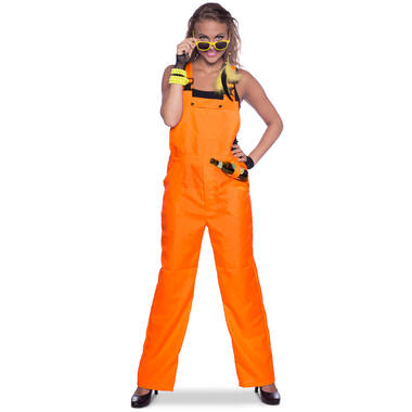 Overall Neon Orange for Adults - Size S-M 1