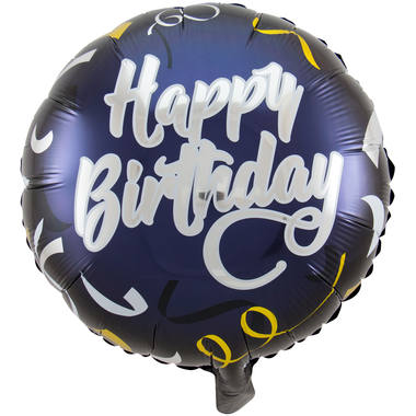 Balon foliowy Happy Birthday Stylowy - 45 cm 1