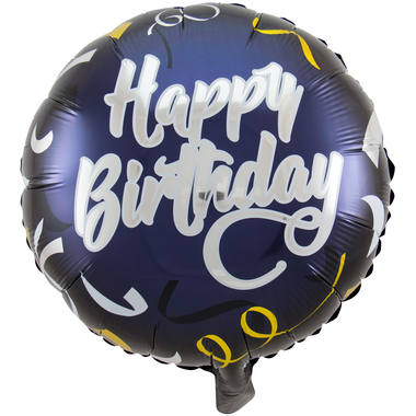Balon foliowy Happy Birthday Stylowy - 45 cm 2