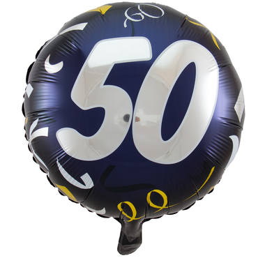 Palloncino Foil Celebration 50 Anni Elegante - 45 cm 2