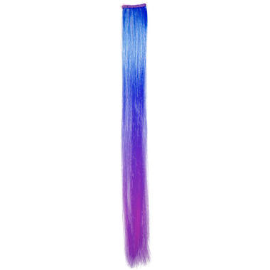 Hair Extension Neon Blue-Purple Dip-dye