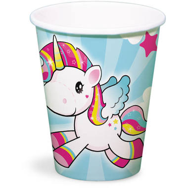 Unicorn Disposable Cups 250 ml - 8 pieces 1