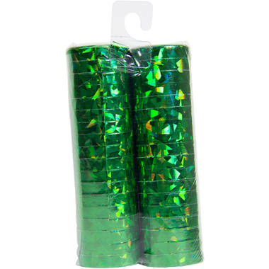 Serpentines Holographic Green 4m - 2 pieces 1