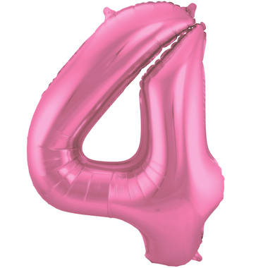 Balon foliowy różowy metalik mat 4-86 cm 1