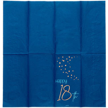 Napkins Elegant True Blue 18 Years 33x33cm - 10 pieces 4