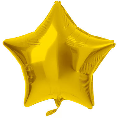 Folieballon Stervormig Goudkleurig - 48 cm 1