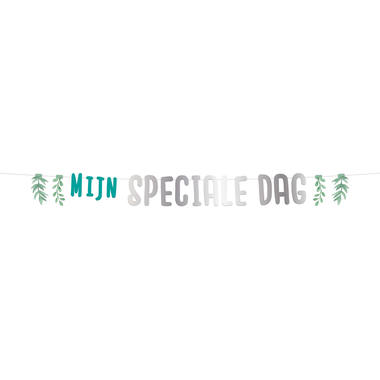 Letter Banner 'Mijn Speciale Dag' - 1 m 1