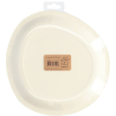 Disposable Plates Elegant Lush Blush 40 Years 23cm - 8 pieces 3