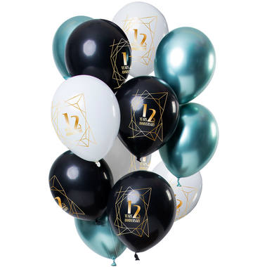Balloons Anniversary 12,5 Years 30cm - 12 pieces 1
