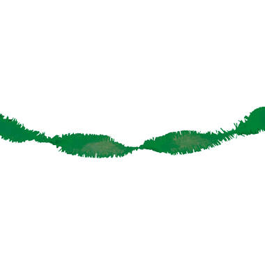 Ghirlanda di carta crespa verde - 24 metri 1