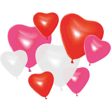 Herzförmige Ballons Set - 8 Stück 3