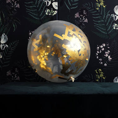Balon XL z konfetti Sprinkles złoto - 61 cm 4