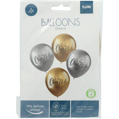 Palloncini Shimmer Cheers 33cm - 4 pezzi 2