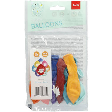 Ballonnen Beschrijfbaar Color Pop Monsters 23cm - 8 stuks 2