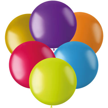 Ballonnen Color Pop Meerkleurig 48cm - 6 stuks 1