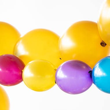 Knoopballonnen voor Ballonnenslinger Shimmer 16cm - 12 stuks 5