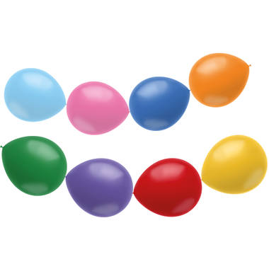 Knoopballonnen voor Ballonnenslinger Color Pop 30cm - 8 stuks 1