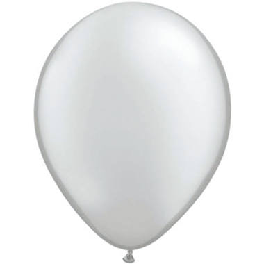 Silver Balloons Metallic 30 cm - 50 pieces 1