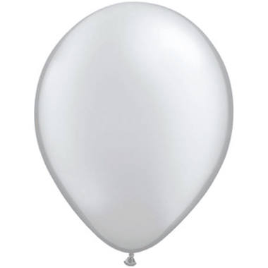 Silver Balloons Metallic 13 cm - 20 pieces 1