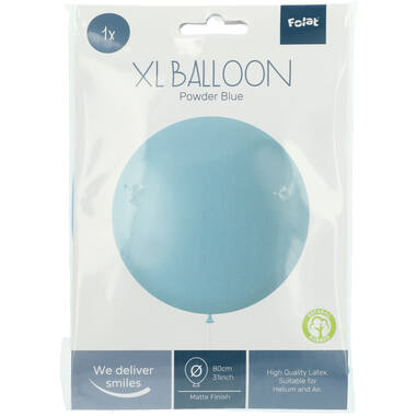 Balloon Powder Blue Matt - 78 cm 3