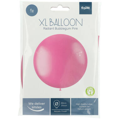 Palloncino XL Radiant Bubblegum Pink Metallic - 78 cm 3
