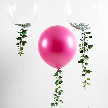 Balloon XL Radiant Fuchsia Pink Metallic - 78 cm 5