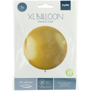 Ballon XL Stardust Gold Metallic - 78 cm 3