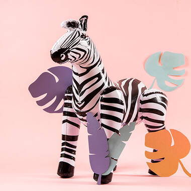 Zebra gonfiabile - 60x55 cm 2