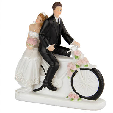 Figurka ślubna na rowerze 1