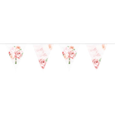 Bandierine di rose nuziali - 10 metri 1