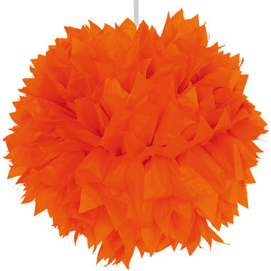Pompon arancione 30 cm 1