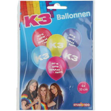 Ballonnen K3 23cm - 6 stuks 2