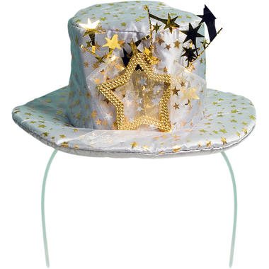 Cappello d'argento con stelle dorate 1
