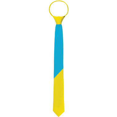 Cravatta Colorblock Blu/Giallo 1