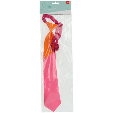 Cravatta Colorblock Arancione/Rosa 2