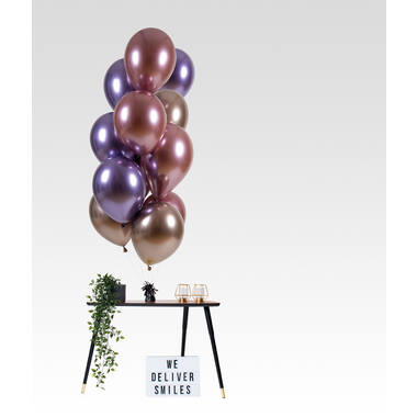 Balloons Ultra Shine Amethyst 33cm - 12 pieces 2
