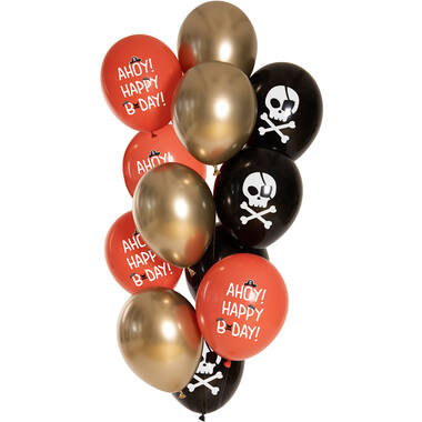 Balloons Birthday Pirate 33cm - 12 pieces 1